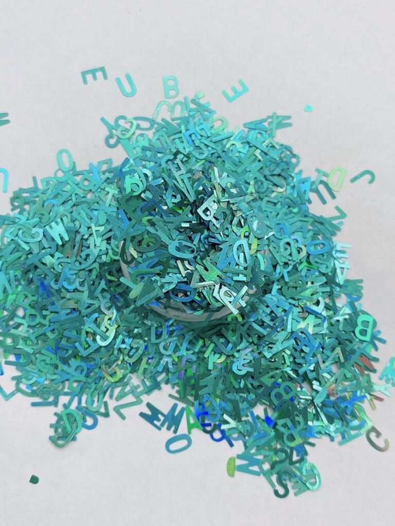 Holographic Letters (Hologram Harfler ) Green 2,5gr