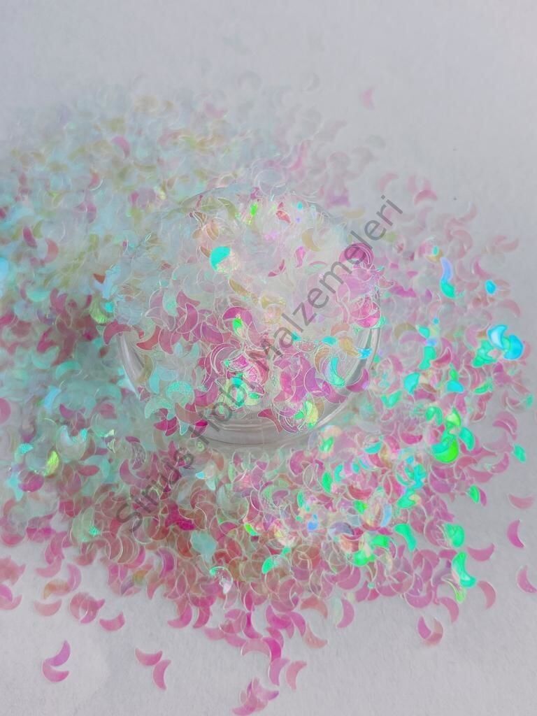 Holographic Moon (Ay)  White  3-3,5gr