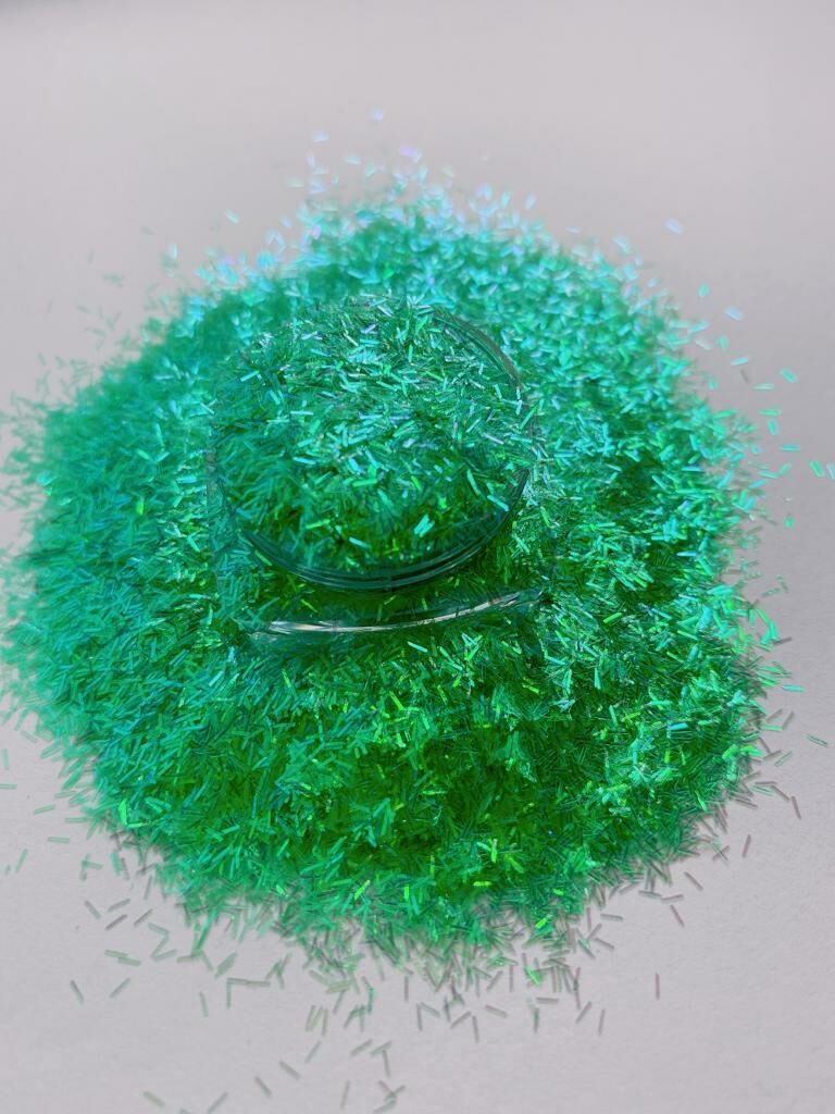 Chunky Glitters Tinsel Green 4 gr