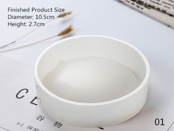 Epoksi Yuvarlak Kültablası Kalıbı 10 cm