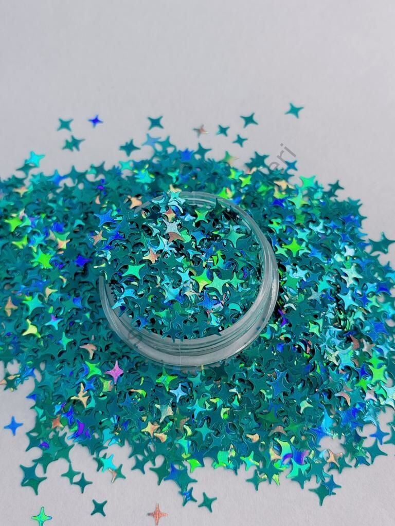 Holographic Point Stars ( Yıldız) Green 2,5 gr