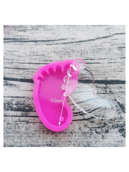 Epoksi Bebek Ayağı Magnet Anahtarlık Kalıbı
