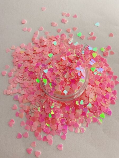 Holographic Pink Hearts 4gr