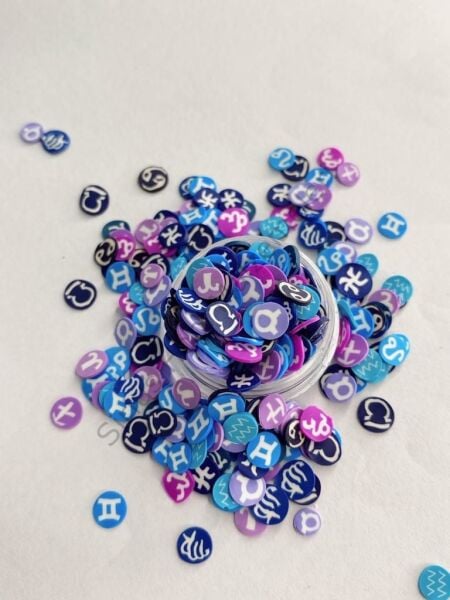 Epoksi Polimer Kil Süslemeler (Fimo Dilimleri) Burçlar 4gr
