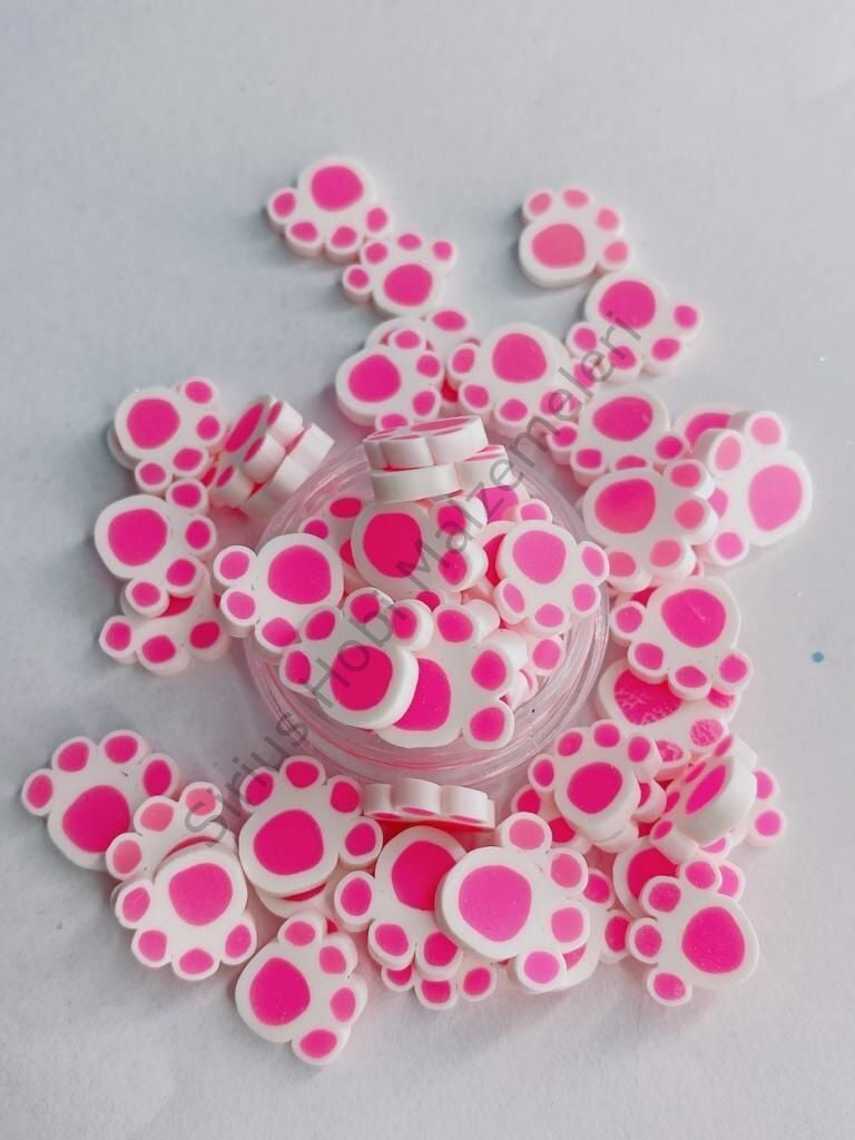 Epoksi Polimer Kil Süslemeler (Fimo Dilimleri) Big Paw Büyük Pati  4gr