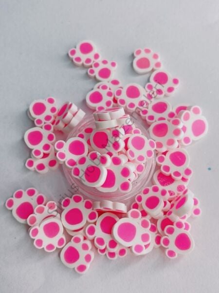 Epoksi Polimer Kil Süslemeler (Fimo Dilimleri) Big Paw Büyük Pati  4gr