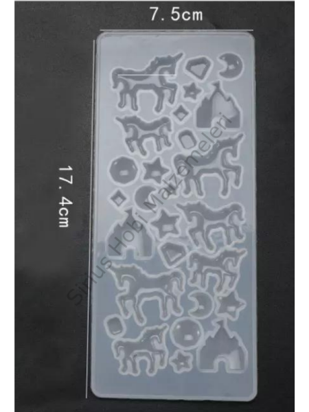 Epoksi Küçük Unicorn Kalıbı