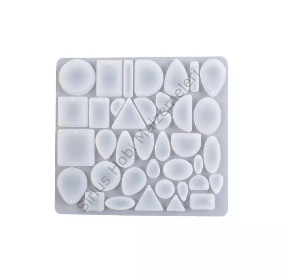 Epoksi Çoklu Kolye Anahtarlık Silikon Kalıbı